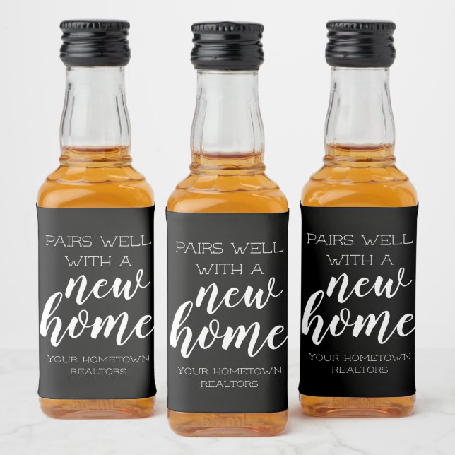 Pair Well With Custom Liquor Liquor Bottle Label (Bottles)