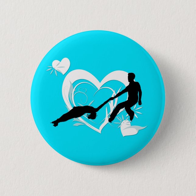 Pairs Figure Skating Button (Front)