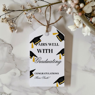 Pairs well with graduatingHigh College Graduate Gift Tags