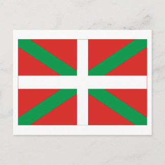 País Vasco (Euskadi) flag Postcard
