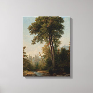 Paisajes pinturas de arboles canvas print