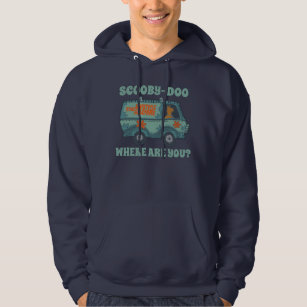 Paisely Scooby-Doo Driving Mystery Machine Hoodie