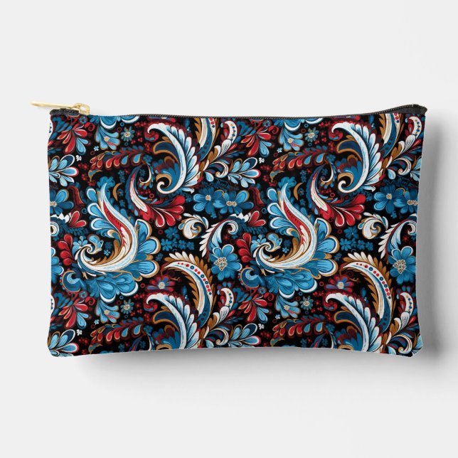 Paisley  accessory pouch (Front)