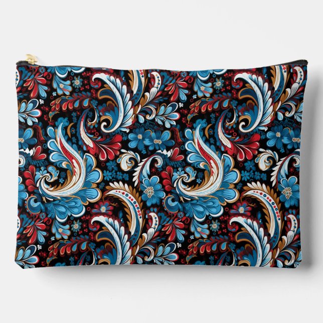 Paisley  accessory pouch (Front)