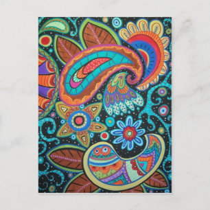 Paisley Art image products items Postcard