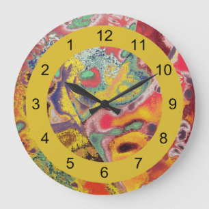 Paisley-Backward Clock for Unusual People