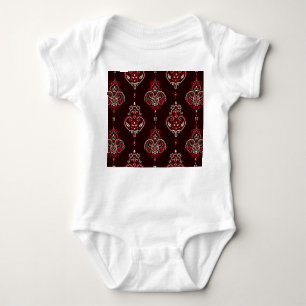 Paisley Bandanna: Boho Vintage Print. Baby Bodysuit