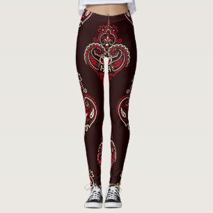 Paisley Bandanna: Boho Vintage Print. Leggings