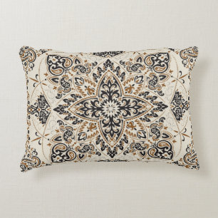 Paisley Bandanna Print Silk Design Decorative Cushion