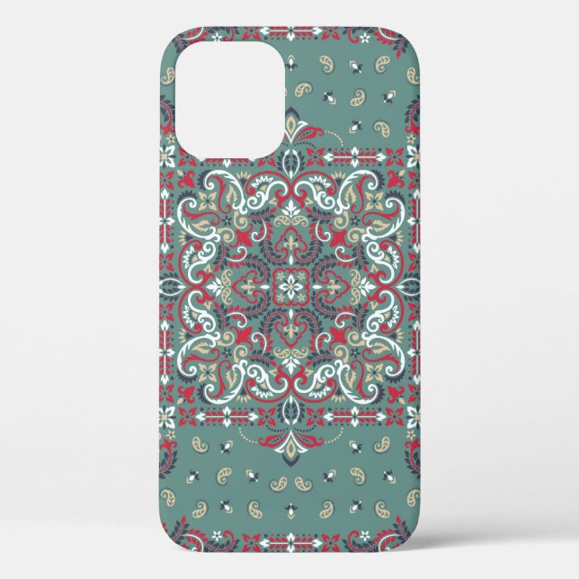 Paisley Bandanna Print: Silk Neck Scarf Case-Mate iPhone Case (Back)
