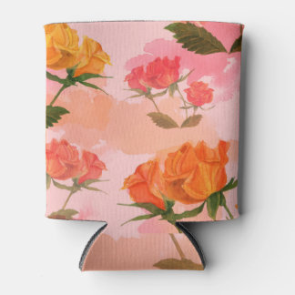 Paisley bandanna print, silk scarf design. can cooler