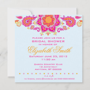 Paisley Bridal Shower Invitation
