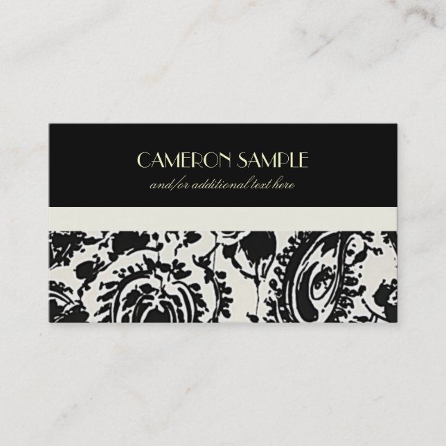 Paisley Business Card (Front)
