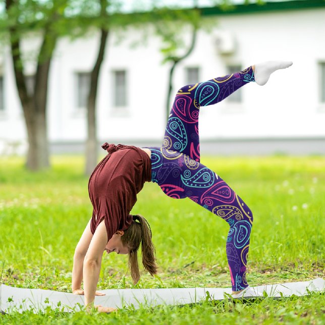 Paisley Capri Leggings (Creator Uploaded)