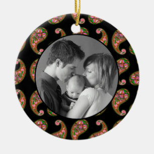 Paisley Ceramic Tree Decoration