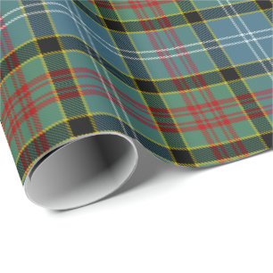 Paisley Clan Tartan Wrapping Paper