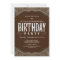 Paisley Dark Brown Birthday Party Invitations