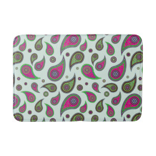 Paisley Design Bath Mat