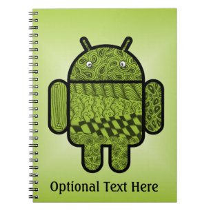 Paisley Doodle Character for Android™ Notebook