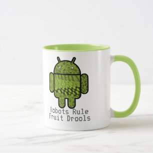 Paisley Doodle Character for the Android™ robot Mug