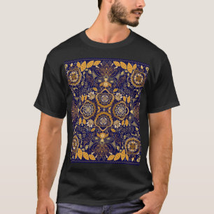 Paisley Elegance: Textile Design Pattern T-Shirt