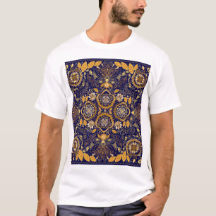 Paisley Elegance: Textile Design Pattern T-Shirt