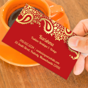 Paisley Elegant Business Card