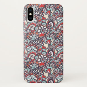 Paisley Floral Doodle Pattern Case-Mate iPhone Case