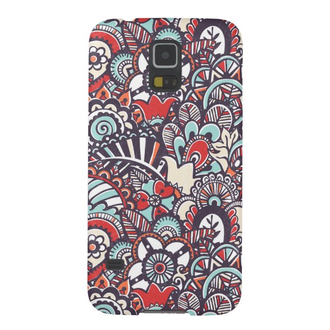 Paisley Floral Doodle Pattern Case-Mate Samsung Galaxy Case (Back)