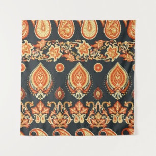 Paisley Floral oriental ethnic Pattern. Seamless A Tapestry