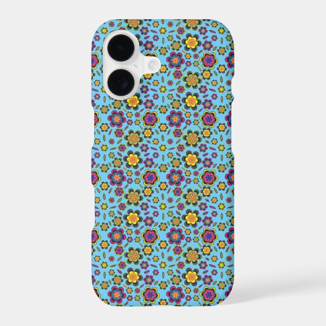 Paisley Flowers Design Pattern Cellphone Case (Back)