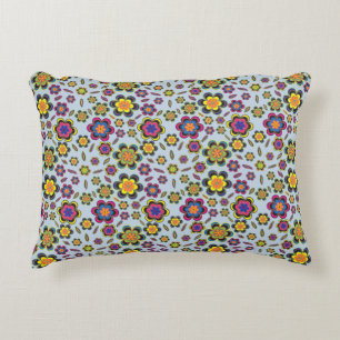 Paisley Flowers Pattern Decorative Cushion