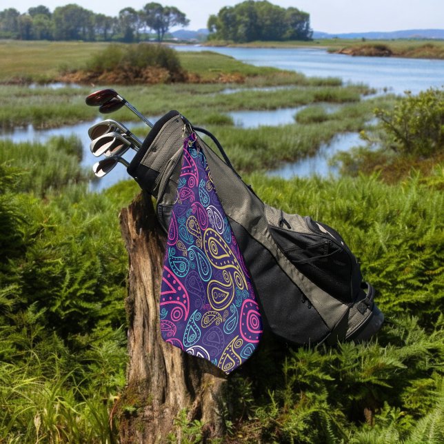 paisley golf towel (Golf Towel)