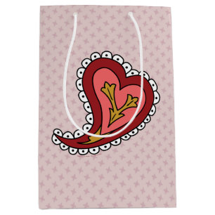 Paisley Heart Gift Bag