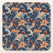 Paisley Honeysuckle Coaster