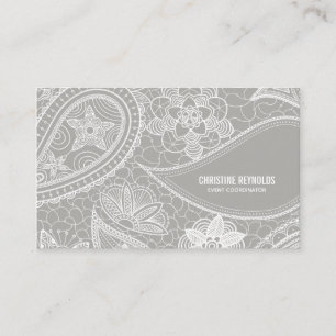 Paisley Lace Business Card
