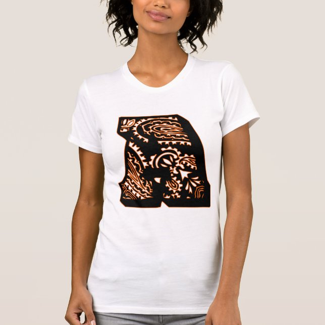 Paisley Monogram - A T-Shirt (Front)