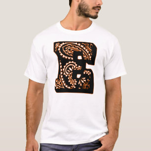 Paisley Monogram - E T-Shirt