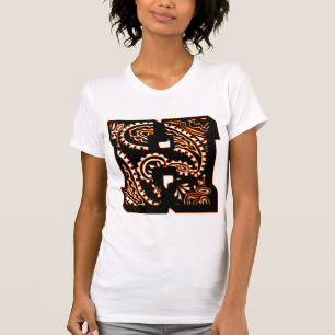 Paisley Monogram - H T-Shirt