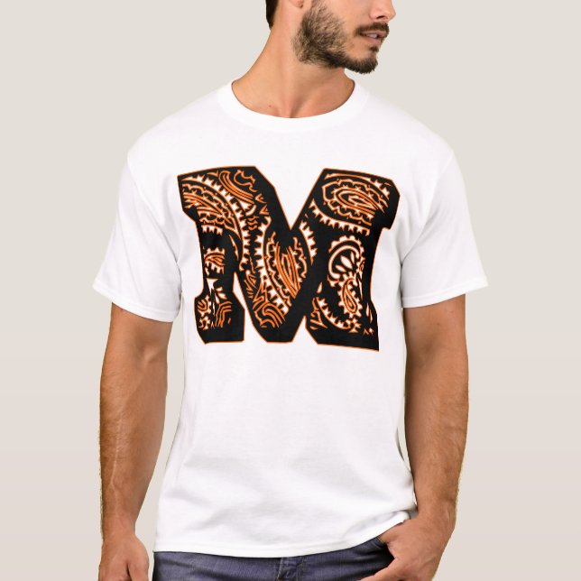 Paisley Monogram - M T-Shirt (Front)