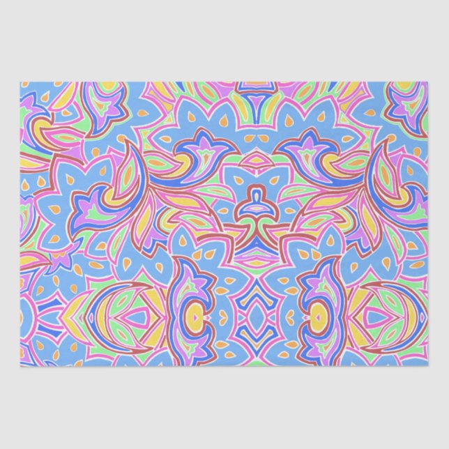 Paisley Multi Tissue Paper (Front)