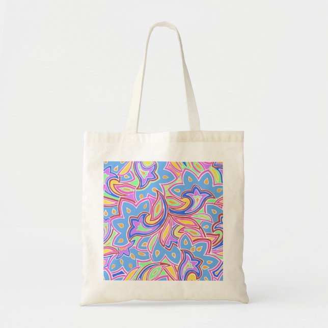 Paisley Multi Tote Bag (Front)