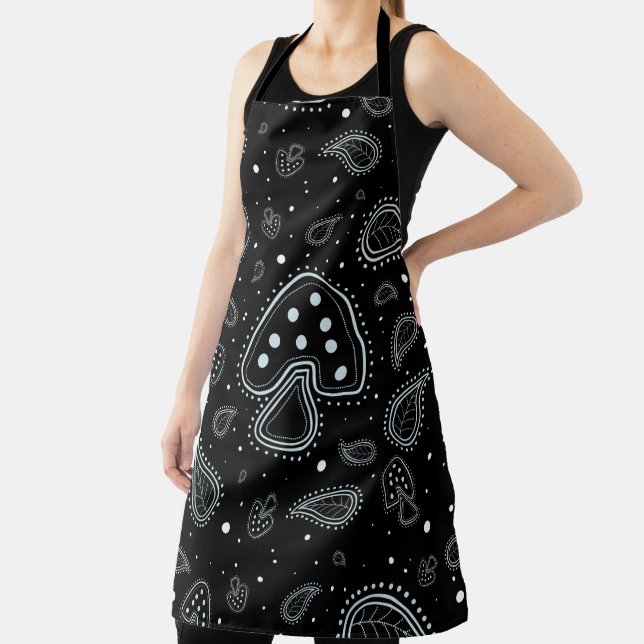 Paisley Mushroom Apron (Insitu)
