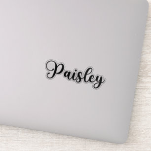 Paisley Name - Handwritten Calligraphy