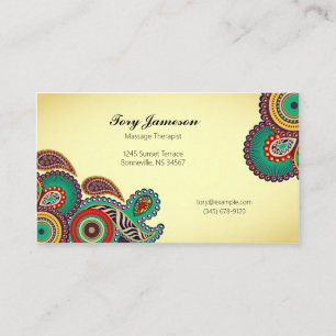 Paisley Ornamental Appointment / Business Card