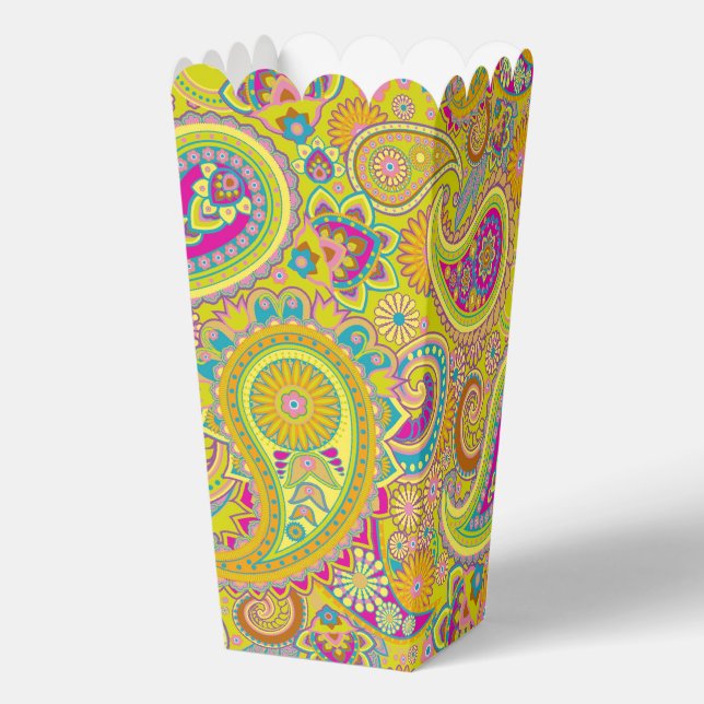 Paisley Ornaments / Pattern 1 Favour Box (Back)