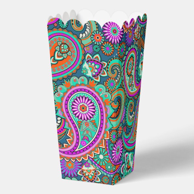 Paisley Ornaments / Pattern 2 Favour Box (Back)