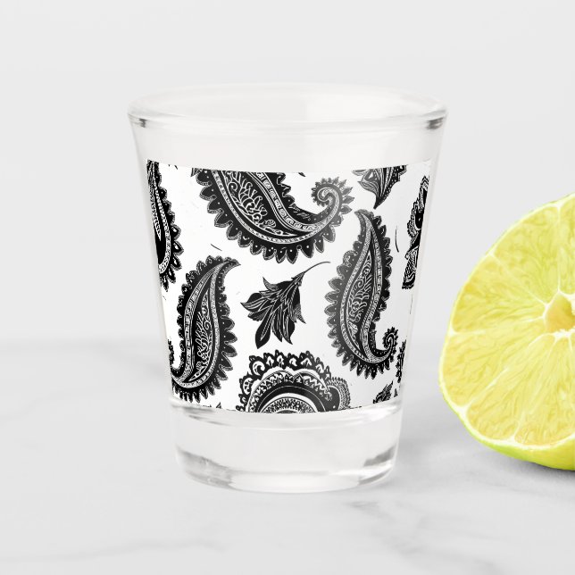 Paisley Palaces Shot Glass (Front)