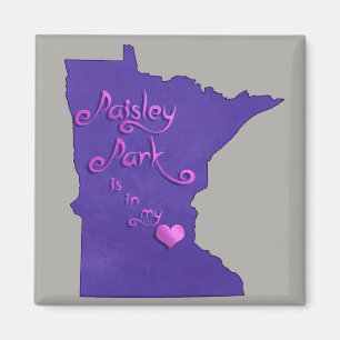 Paisley Park is in my heart Magnet
