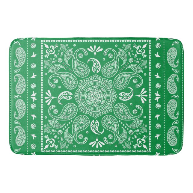 Paisley Pattern-1 Bath Mat (Front)
